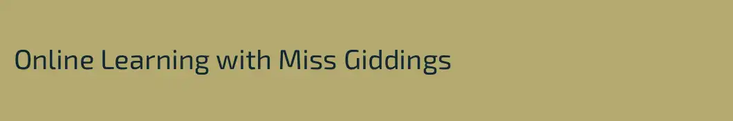 Online Learning with Miss Giddings